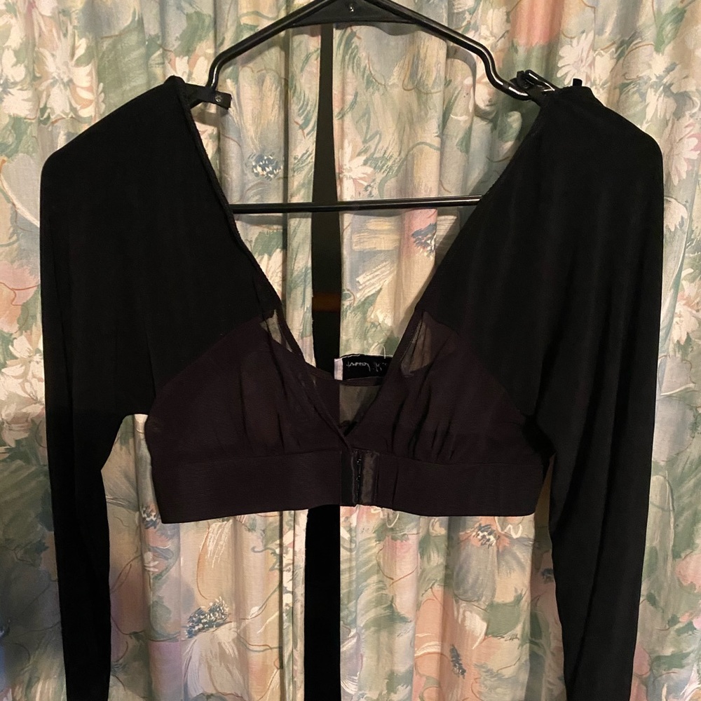 Lingerie crop top
